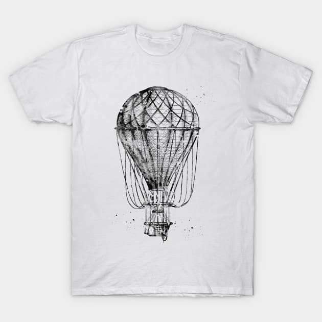 Hot air balloon T-Shirt by erzebeth